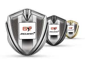 McLaren Emblem Metall Abzeichen Pro Design Aus Edelstahl Kante